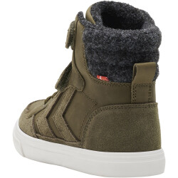 hummel Stadil High Winter Sneaker gefüttert Kinder 6086 - dark olive 26