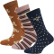 3er Pack hummel hmlALFIE Socken Kinder 1009 - black iris 24-27