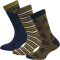 3er Pack hummel hmlALFIE Socken Kinder 6086 - dark olive 24-27