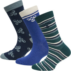 3er Pack hummel hmlALFIE Socken Kinder 6470 - deep teal...