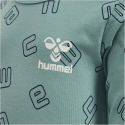 hummel hmlATHENS langarm Baby-Body 7135 - mineral blue 56