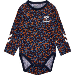 hummel hmlCONFETTI langarm Baby-Body 1009 - black iris 56