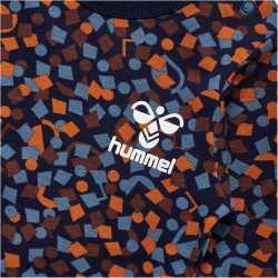 hummel hmlCONFETTI langarm Baby-Body 1009 - black iris 56