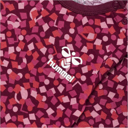 hummel hmlCONFETTI langarm Baby-Body 3430 - windsor wine 56