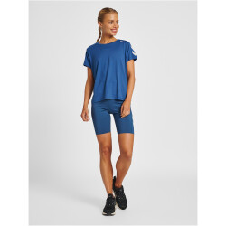hummel hmlMT GRACE High-Waist Fitnessshorts Damen 7954 - insignia blue S