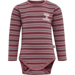 hummel hmlUNITED langarm Baby-Body 4852 - woodrose 56