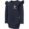hummel hmlARTEMIS langarm Baby-Body 1009 - black iris 56