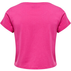 hummel hmlLEGACY Cropped T-Shirt Damen 3861 - raspberry...