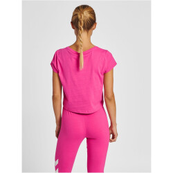 hummel hmlLEGACY Cropped T-Shirt Damen 3861 - raspberry rose M