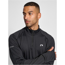 newline nwlLAKEWOOD 1/2-Zip langarm Laufshirt Herren 2001 - black S
