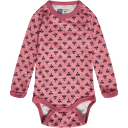 hummel hmlBAMBO langarm Baby-Strampler 4338 - deco rose 56