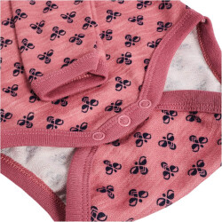 hummel hmlBAMBO langarm Baby-Strampler 4338 - deco rose 56