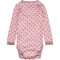 hummel hmlBAMBO langarm Baby-Strampler 4852 - woodrose 56
