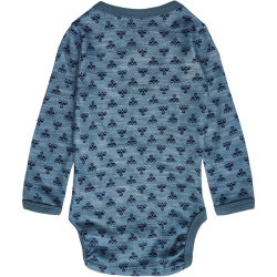 hummel hmlBAMBO langarm Baby-Strampler 7007 - stormy...