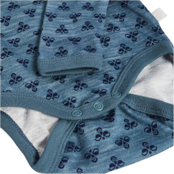 hummel hmlBAMBO langarm Baby-Strampler 7007 - stormy weather 56