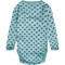 hummel hmlBAMBO langarm Baby-Strampler 7135 - mineral blue 56