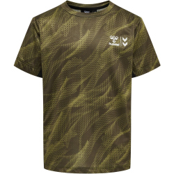 hummel hmlNOAH T-Shirt Jungen 6086 - dark olive 104