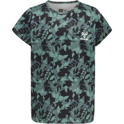 hummel hmlNANNA T-Shirt Mädchen 7135 - mineral blue 104