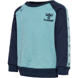 hummel hmlWULBATO Sweatshirt Kinder 7135 - mineral blue 80
