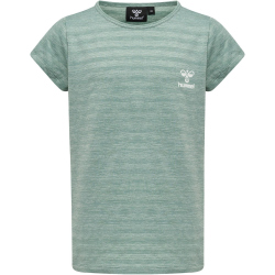 hummel hmlSUTKIN T-Shirt M&auml;dchen 7135 - mineral blue 116