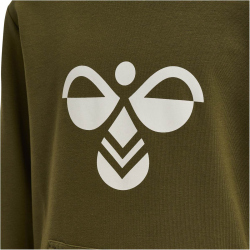 hummel hmlCUATRO Hoodie Kinder 6086 - dark olive 140