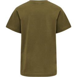 hummel hmlTRES T-Shirt Kinder 6086 - dark olive 104