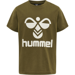 hummel hmlTRES T-Shirt Kinder 6086 - dark olive 104