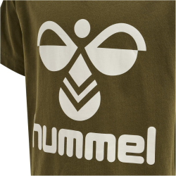hummel hmlTRES T-Shirt Kinder 6086 - dark olive 140