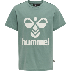 hummel hmlTRES T-Shirt Kinder 7135 - mineral blue 110