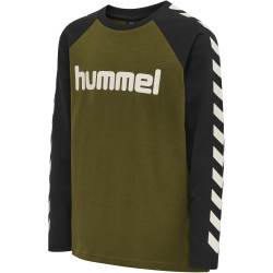hummel hmlBOYS Langarmshirt Jungen 6086 - dark olive 128