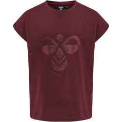 hummel hmlDIEZ T-Shirt Mädchen 3430 - windsor wine 140