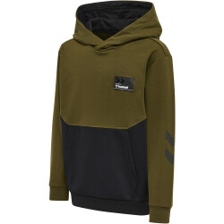 hummel hmlEDWARD Hoodie Jungen 6086 - dark olive 104