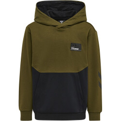hummel hmlEDWARD Hoodie Jungen 6086 - dark olive 104