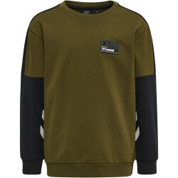 hummel hmlEDWARD Sweatshirt Jungen 6086 - dark olive 104
