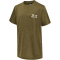 hummel hmlMUSTRAL T-Shirt Kinder 6086 - dark olive 104