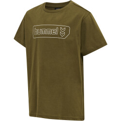 hummel hmlTOMB T-Shirt Kinder 6086 - dark olive 104/110