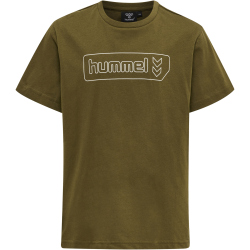 hummel hmlTOMB T-Shirt Kinder 6086 - dark olive 104/110