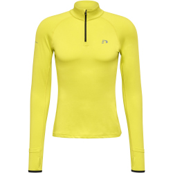 newline nwlLAKEWOOD 1/2-Zip Laufshirt Damen 0757 - sulphur spring XL