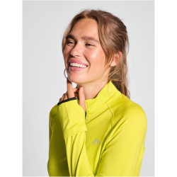 newline nwlLAKEWOOD 1/2-Zip Laufshirt Damen 0757 - sulphur spring XL