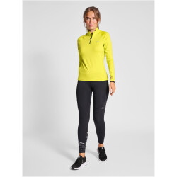 newline nwlLAKEWOOD 1/2-Zip Laufshirt Damen 0757 - sulphur spring XS