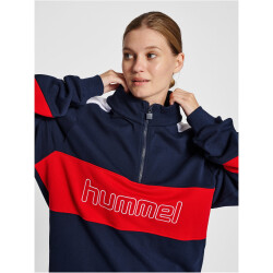 hummel hmlC CLAUDE 1/2-Zip Sweatshirt 7666 - peacoat L