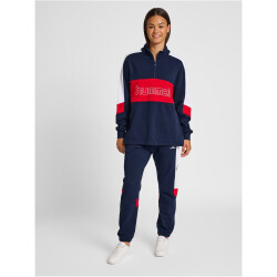 hummel hmlC CLAUDE 1/2-Zip Sweatshirt 7666 - peacoat L