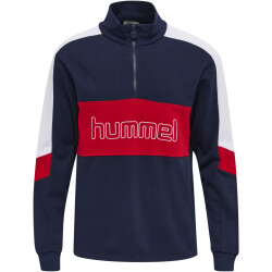 hummel hmlC CLAUDE 1/2-Zip Sweatshirt 7666 - peacoat L