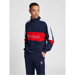 hummel hmlC CLAUDE 1/2-Zip Sweatshirt 7666 - peacoat L