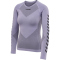hummel First Seamless langarm Funktionsshirt Damen 3106 - lavender melange M/L