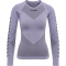 hummel First Seamless langarm Funktionsshirt Damen 3106 - lavender melange XS/S