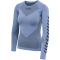 hummel First Seamless langarm Funktionsshirt Damen 7121 - bel air blue XS/S