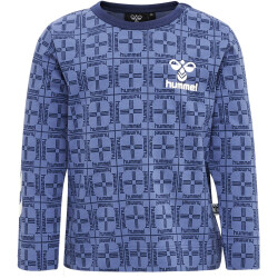 hummel hmlCHECK Baby-Sweatshirt 7049 - blue horizon 56