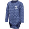 hummel hmlCHECK langarm Baby-Body 7049 - blue horizon 56