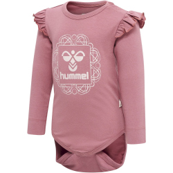 hummel hmlFRIK langarm Baby-Body 4337 - dusty rose 62